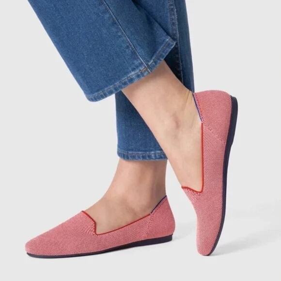 Rothy's Lollipop Loafers Red Retired Women’s Size 9 - Picture 2 of 10